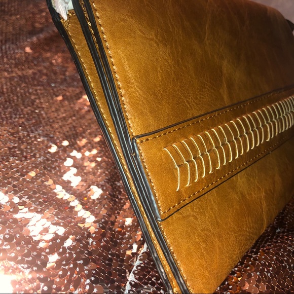 Cognac Faux Leather 3 in 1! - Picture 3 of 6